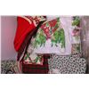 Image 2 : Assorted Christmas Themed Table Linens (Placemats, Table Cloths, Runners, Napkins, Tree Skirts) Many