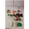 Image 3 : Assorted Christmas Ornaments- Light Clips, Misc.