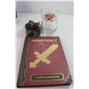 Image 2 : Minecraft Combat Handbook, (2) David's Tea Tins, Misc.
