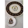 Image 2 : Vintage Teapot, (4) Assorted Plates- Queen Elizabeth II Silver Jubilee, Canada Centennial