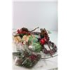 Image 3 : Christmas Decor- Berry Bushes, Wreaths, Misc.