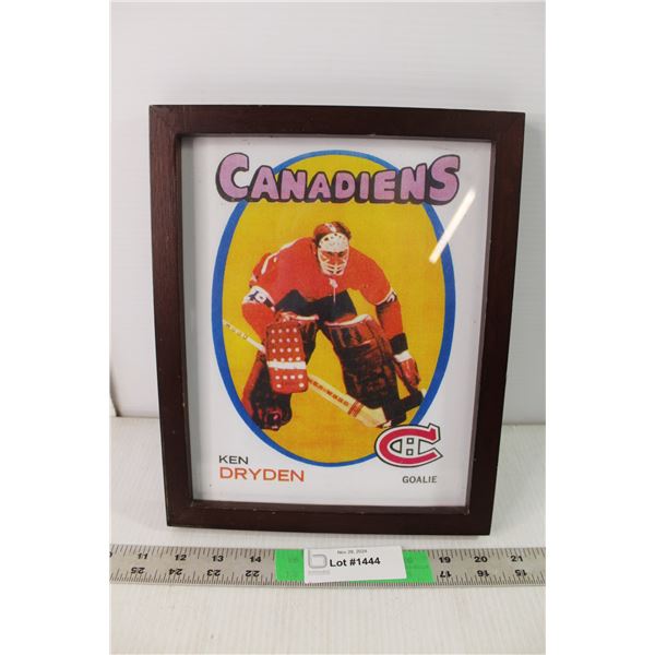 Ken Dryden Candiens Rookie Card Enlargement PRINT 11" Tall x 9" Wide