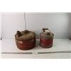 Image 1 : (2) Vintage Metal Gas Cans