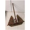 Image 3 : Vintage Boat Anchor, Antique Foot Warmer, Oil Lamp