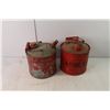 Image 2 : (2) Vintage Metal Gas Cans - (1) is Teco