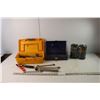 Image 1 : (2) Tool Boxes, (11) Wrenches, (2) Propane Containers