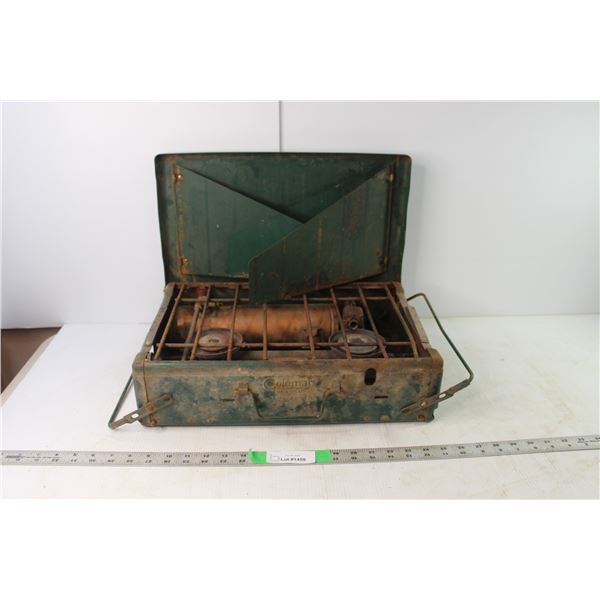 Vintage Coleman Camp Stove 17.5" Long x 11.5" Wide