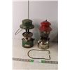 Image 1 : (2) Vintage Coleman Lanterns - Red One Marked 12/55