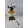 Image 2 : Vintage Hurricane Lamp- No Shade, Bulb Not Included 13" Tall