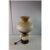Image 2 : Vintage Hurricane Lamp with Shade, No Bulb 21" Tall