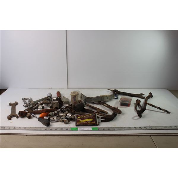 Vintage Tools- Sockets, Wrenches, Misc.