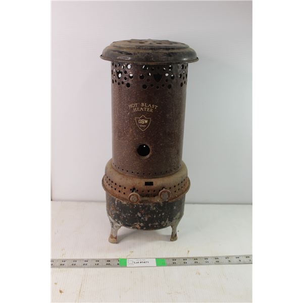 * Vintage GSW Blast Heater 18.5" Tall