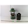 Image 2 : (2) Vintage Coleman Lantern & Bushman Wall Mounted Oil Lamp