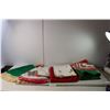 Image 1 : (4) Tree Skirts, Various Sized Tablecloths, Misc.