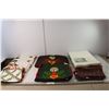 Image 1 : (7) Placemats, (3) Lace Tablecloths, Table Runners, Misc.