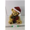 Image 1 : 10" Tall Christmas Teddy Bear Figurine