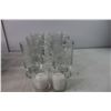 Image 3 : (15) Christmas Glasses (Coca-Cola) & (2) Tealight Candles with Holders