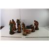 Image 1 : (10) Nativity Scene Figures up to 12" Tall