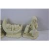 Image 3 : (4) Snow Baby Porcelain Ornaments