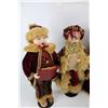 Image 3 : (4) Christmas Forever Season Greetings Christmas Carolling Dolls, All Approximately Around 15.5'' Ta