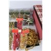 Image 3 : Lot Of Various Themed Decor Items, Napkin Rings, Tree Decorations, Gift Box, 11.5'' x 16'' x 8'', Mi