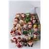 Image 2 : Gift Box w/ (34_ Various Small Ceramic Christmas Decorations