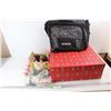 Image 1 : Reebok Laptop Bag, Box Of Various Christmas Lights, Misc.