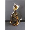 Image 3 : Blown Glass Leopard Ornament- 9'' Tall