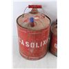 Image 3 : (2) Vintage Metal Gasoline Cans