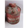Image 4 : (2) Vintage Metal Gasoline Cans