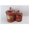 Image 5 : (2) Vintage Metal Gasoline Cans