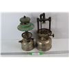Image 1 : (2) Metal Vintage Propane Lanterns- Damaged