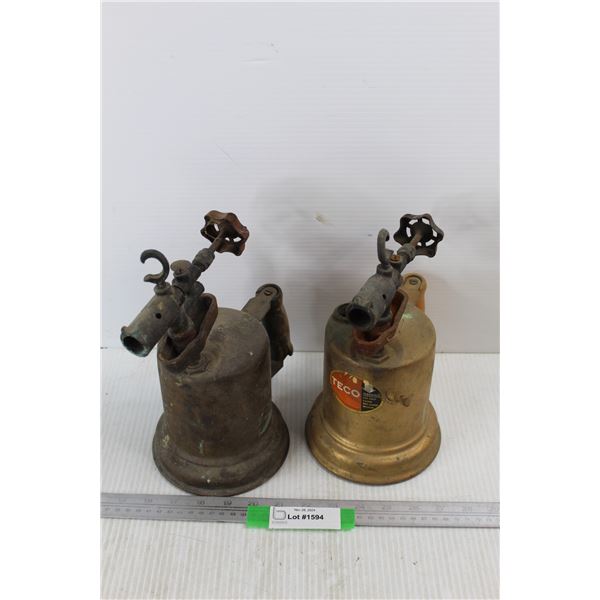 (2) Vintage Blow Torches- Both As Is