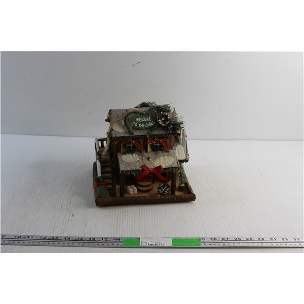 Christmas Wooden Bird Feeder