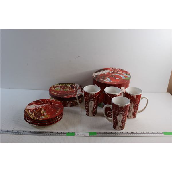 Christmas Plates and Mugs