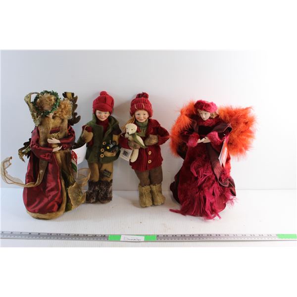 Porcelain Christmas Dolls