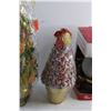Image 3 : Sugared Fruit Candles and Christmas Flameless Hand Lamp