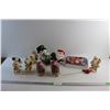 Image 1 : Christmas Candles, Porcelain Figures. Serving Trays and Toys
