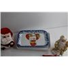 Image 3 : Christmas Candles, Porcelain Figures. Serving Trays and Toys