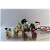 Image 5 : Christmas Candles, Porcelain Figures. Serving Trays and Toys