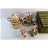 Image 5 : Ceramic Christmas Tea Pot, Decor and Storage Box with Lid