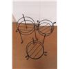 Image 4 : *(3) Wired Plant Stands