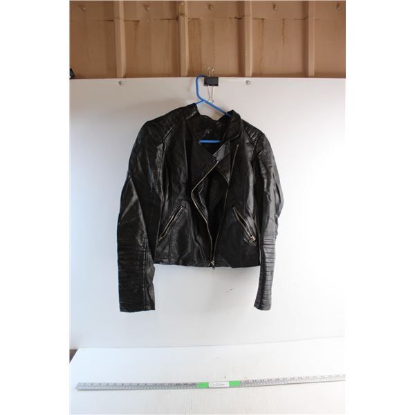 *Faux Leather Jacket - Size S