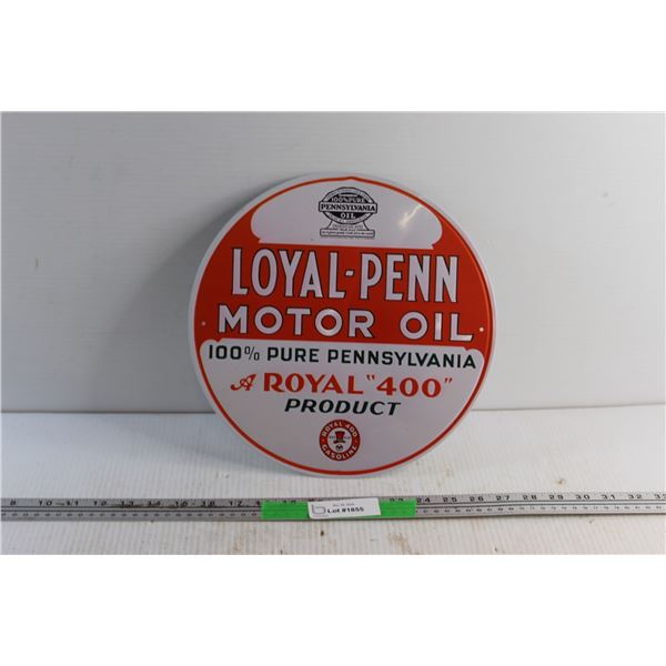 Loyal Pen Motor Oil Sign