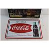 Image 3 : (2) Coca Cola Signs 12'' x 8''
