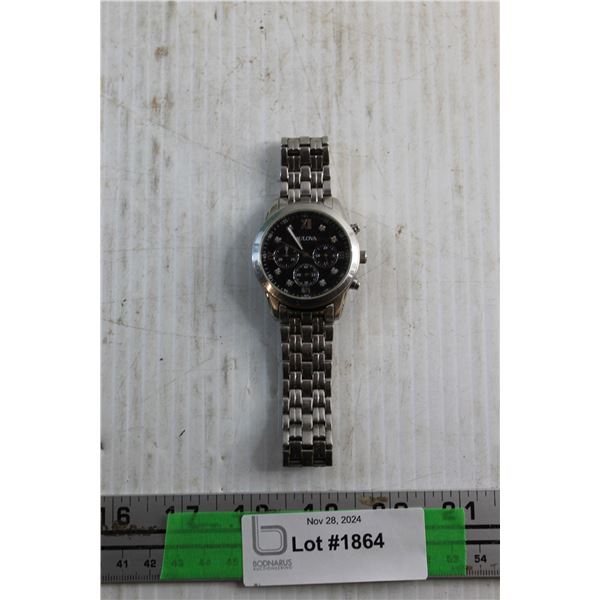 Bulova Silver Watch - As Is, Authenticity Not Guaranteed