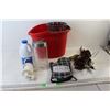 Image 1 : Jar, Incense Plug In, Oven Mit, Mop Bucket, Bleach