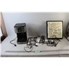 Image 1 : (3) Wire Letters, (3) Charging Cords, Coffee Maker - Tested Powers On