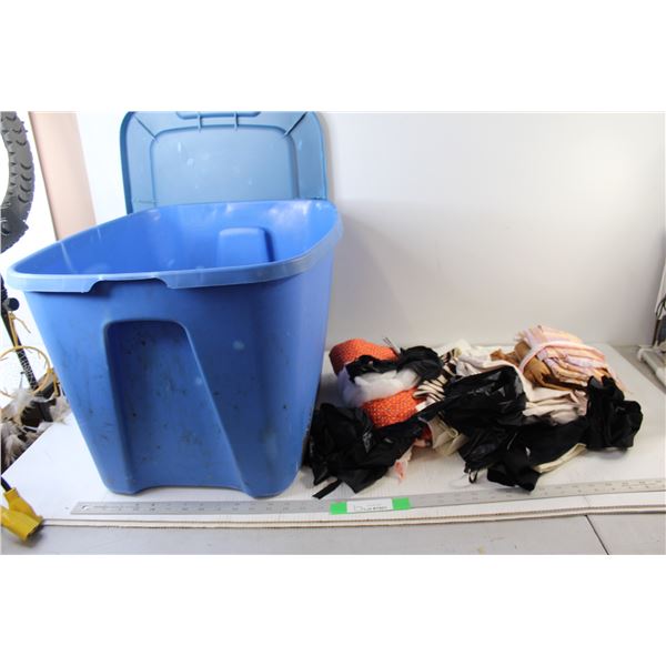 Tote Full Of Quilting Fabric