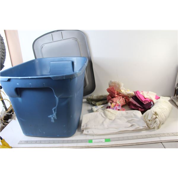 Tote Full Of Quilting Fabric